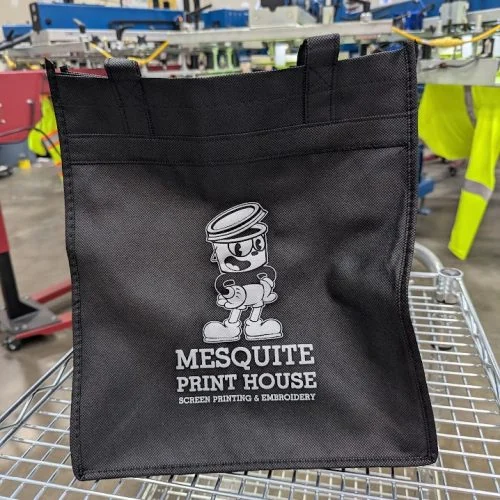 Custom printed tote bag