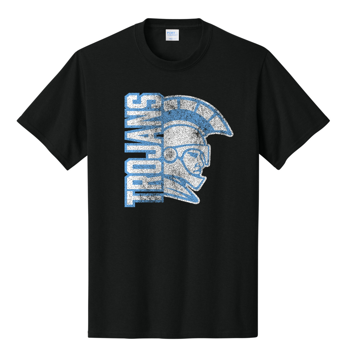 Distressed Trojans Big Logo