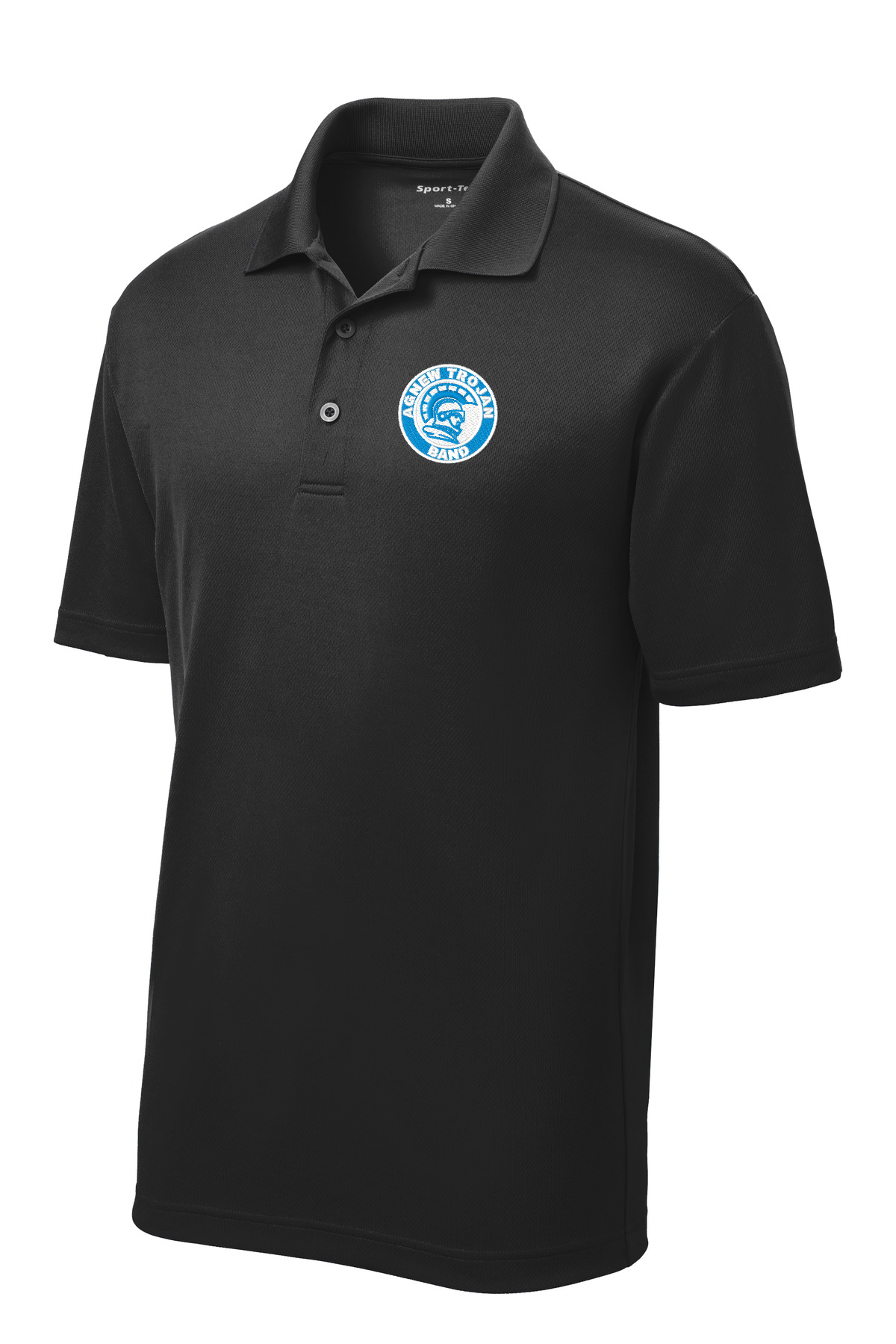 Mens Embroidered Agnew Logo Polos