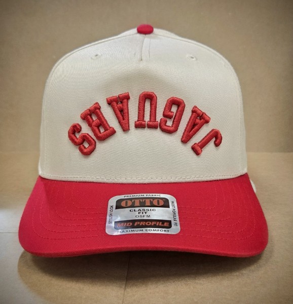 Jaguars Upside-Down 3D Puff Embroidery Cap