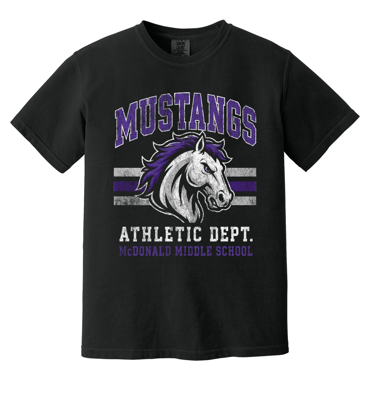 McDonald Mustang Bold Mascot