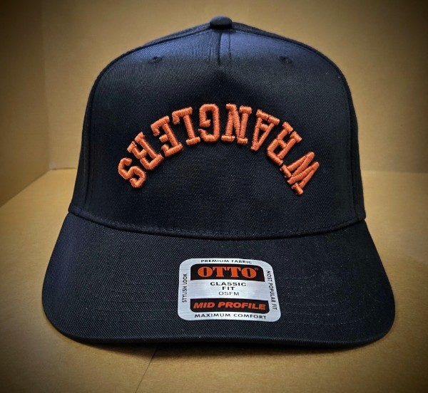 Black Upside Down Wranglers Cap