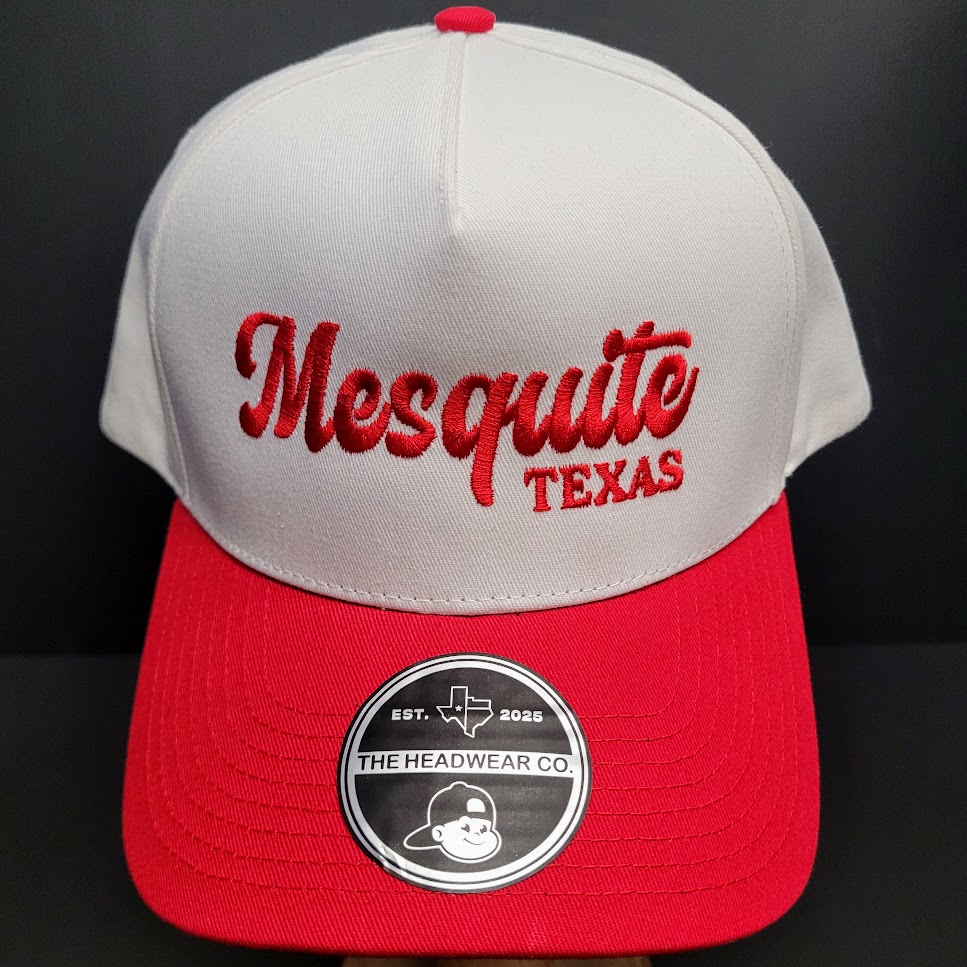 Detailed direct embroidery on a cap
